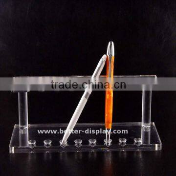 custom clear acrylic pen holder clip