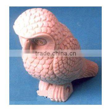 Sandstone Owl Statue