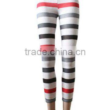 2015 new season new design Thick color stripes print sexy lady legging