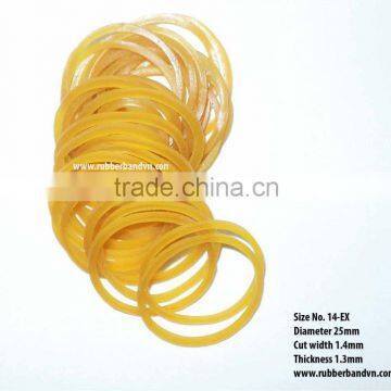 The Transparent Yellow Color Rubber Bands With High Quality