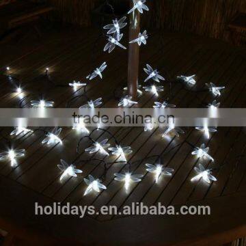 5M 50 LED White Dragonfly Fairy Solar Garden Light