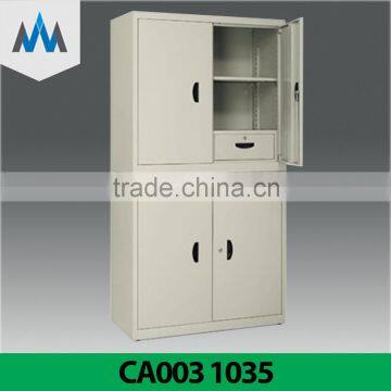 Hot Sale 4 Open Doors Office Steel File Cabinet With 1 Drawers/ Strong Storage Filing Used Metal Cabinets Sale