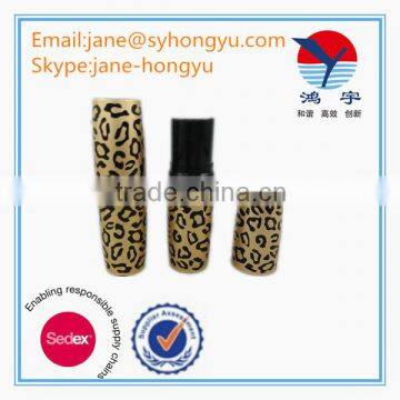 Unique gold animal print sexy lipstick tube
