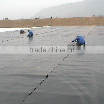 Plastic hdpe black roll geomembrane made in China