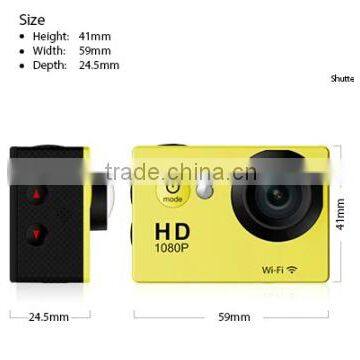 Wifi Full HD 1080P Mini Action Camera 30M Waterproof 12MP Sport Camcorder w/ 2inch LCD photo-2