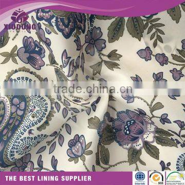 100 polyester paisely garment fabric,xiudong textile paisely lining fabric