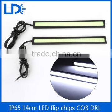 Super Bright Ice Blue Popular 14cm COB LED DRL LED Daytime Running light Lights lamp Aluminum Chip COB Lamp