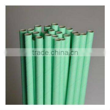 Plain Paper Straws (mint) SOLID LIGHT GREEN SipSticks Paper Drinking Party Straws BIODEGRADABLE in 33 Colors