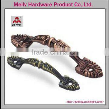 Decorative design furniture hardware zinc ally pull