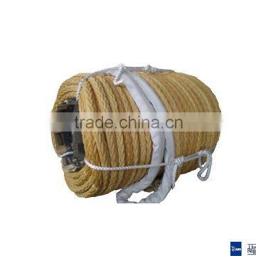 12 Strand Coated Strong Fiber UHMWPE hawser/rope