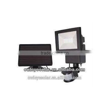 Solar LED Infrared Sensor Light /glass and Aluminum Alloy Solar Led Infrared Lights for Crafts/100 Detection Angle Solar Sensor