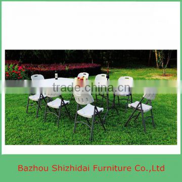 Black Steel Outdoor Party Used Plastic Tables And Chairs SD-242F