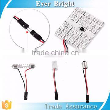 2016 5050 36smd 2pcs Bulbs Festoon/T10/Ba9s RGB Controller Led Panel Light Square photo-2