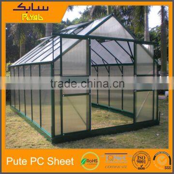 Polycarbonate glazing Clear Opal pc Green house siding