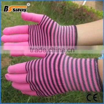 BSSAFETY Safety product polyester kintted working gloves