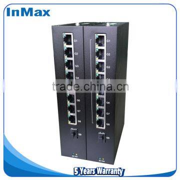 9 ports full gigabit unmanaged industrial network switch i509A