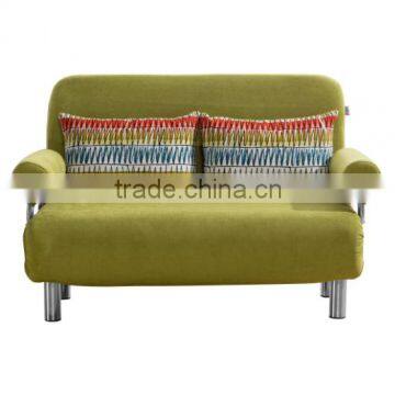 Cheap and Lovely Fabric Folded Sofa Cum Bed With Round Armrest photo-4
