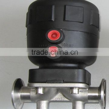 high quality sanitary air diaphragm valve flange inner thread type