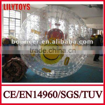 inflatable body zorbing ball for water park,zorb ball . roll inside inflatable ball ,human bubble ball