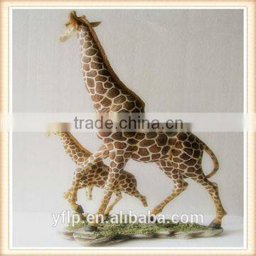 Resin Animal Two Deer Figurine for Home Decoration