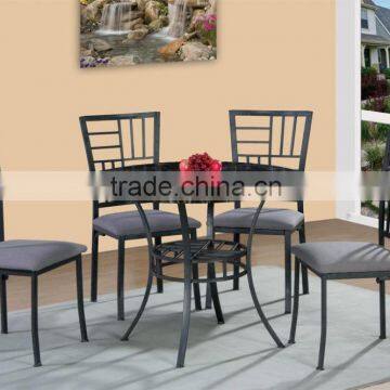 New arrival fashion products Metal round dining set