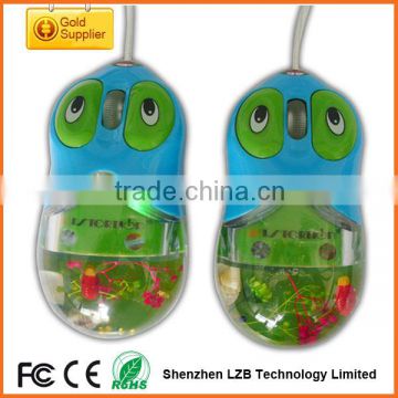 eye ball liquid mouse, liquid mouse with wire for customized gift