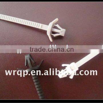 plastic cable tie with clips