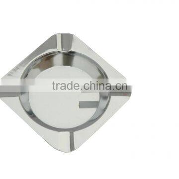 Stainless steel cigarette ashtray,squre metal ashtray