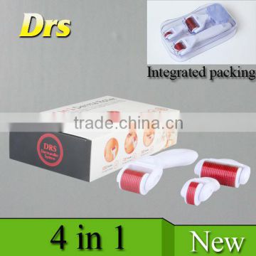 DRS men and lady use skin whitening needle dermaroller made in China pass CE and ROHS