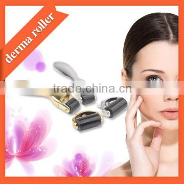 DRS 600 needles stainless micro Derma roller acne scar removal skin micro needle roller golden derma roller