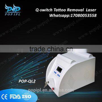 Telangiectasis Treatment New Laser For Tattoo Removal Q-switch POP-QL2 Laser 1000W Tattoo Removal Machine Ipl Laser Tattoo Removal LASER CHINA POPIPL