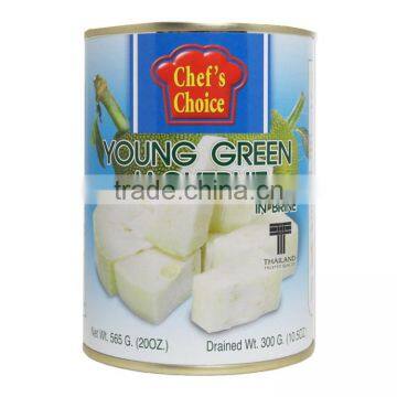 Premium Quality Young Green Jackfruit in Brine from Thailand -Chef's Choice vegetable product