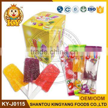 Fruity Halal Ice Cream Gummy Jelly Lollipop