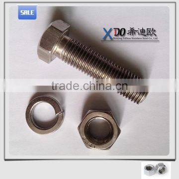 Hastelloy C276 EN2.4819 UNS N10276 alloyC276 hex bolt and nut