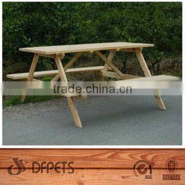 Garden Products Outdoor Cheap Wood Garden Table Set DFG-7014