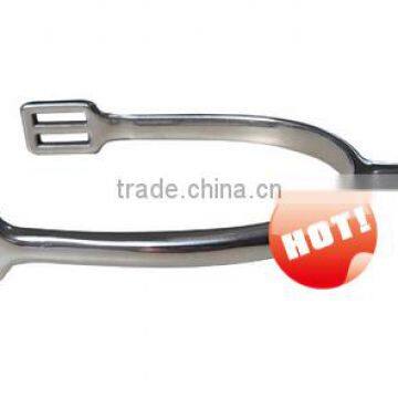 Stainless steel horse spur with stainless steel roller ball for horse riding/horse racing (Type-I); England style