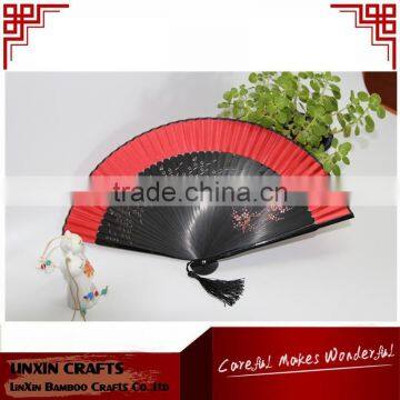 The best selling cheap silk folding hand bamboo fan