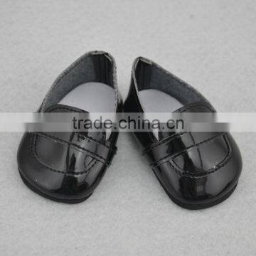 18 inch patterns doll OEM Black Cute amerian doll shoes