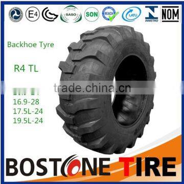 China cheap price loader backhoe tire 16.9-24 16.9-28 17.5L-24 19.5L-24 R4