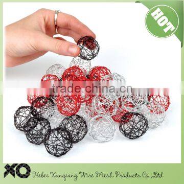 Handcraft different colored 3mm/4mm/5mm/6mm natural rattan balls