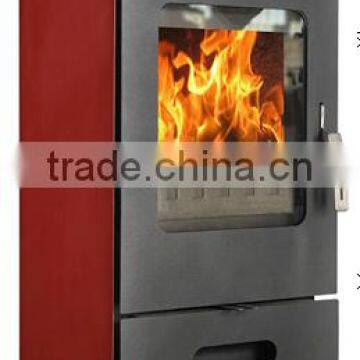 Eco-friendly Good quality freestanding steel plate wood burning stove CE certificate indoor metal stove cheap wood burning stove