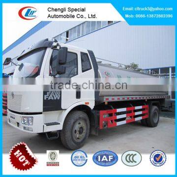 FAW 10m3 milk truck tank