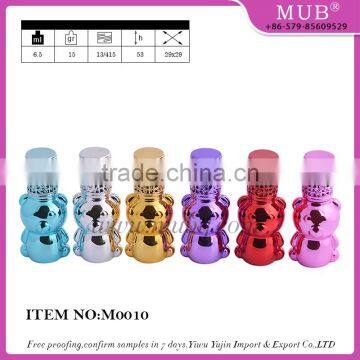 M0010 roll bottle glass bottle aluminum perfume bottle wholesale
