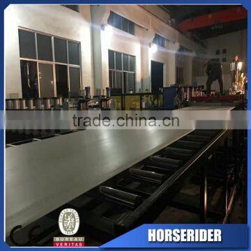 wpc pvc cekula crust foaming skirting board plate extrusion line with high output low price