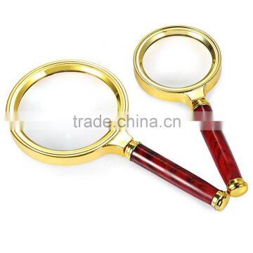 HD 80mm / 60mm Diameter Hand Held Reading Magnifier 10X Magnifying Glass Lens Jewelry Loupes photo-3