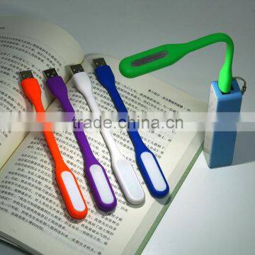 Promotional gifts Power Bank Portable Flexible Mini USB LED Light