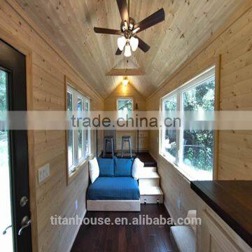 Light Steel Structure Log Cabin Tiny Wood House