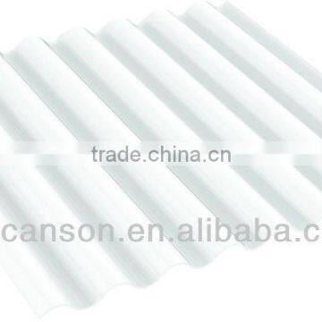 Extruded Color Corrugated Plastic Polycarbonate Roofing Sheet (Valuview Opal ROMA) photo-2