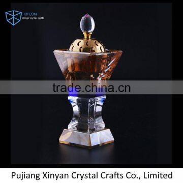 Top selling simple design crystal arabic censer in many style