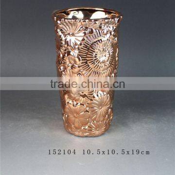 2017 Ladies Shop Rose Gold Mini Stoneware Vase photo-4